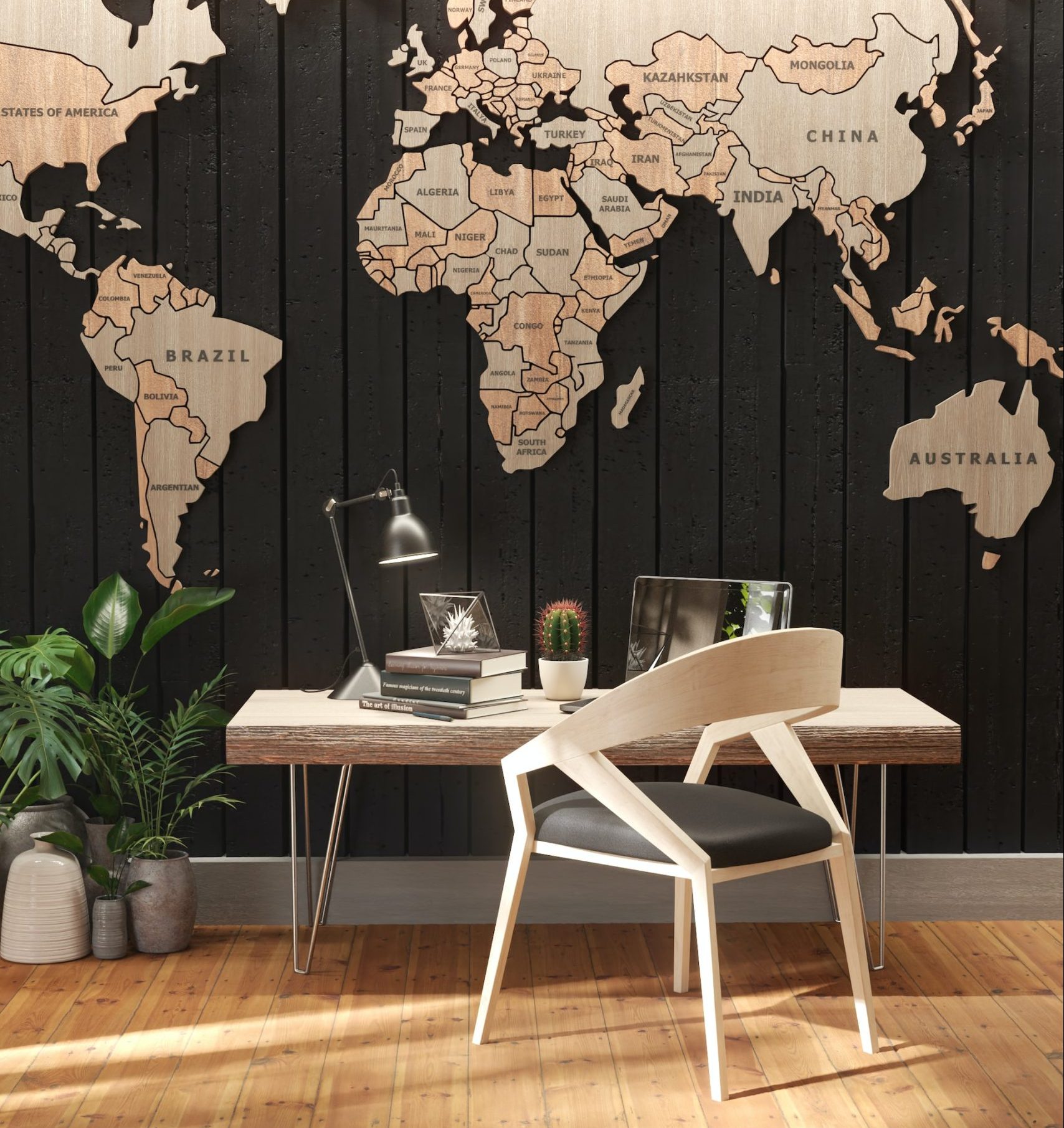 Enhance Your Home Decor with a World Map for the Wall