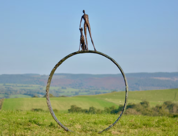 Outdoor large Metal Ornament statue