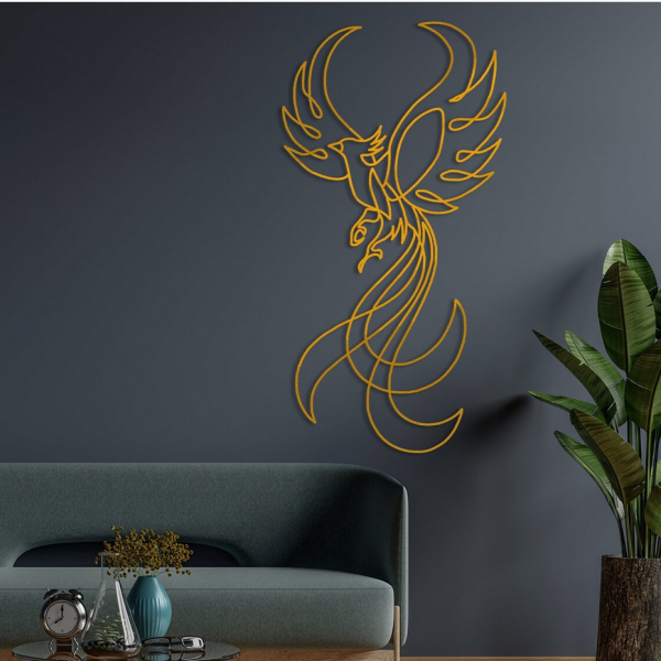 Phoenix Metal Wall Decor