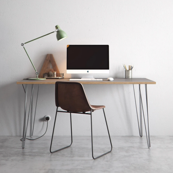 Scandinavian Plywood Desk