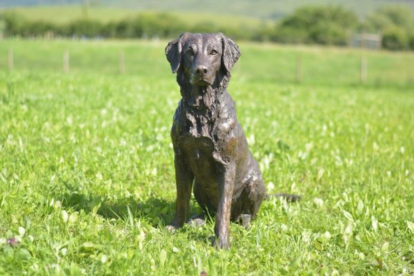 Outdoor Metal dog statue Ornament