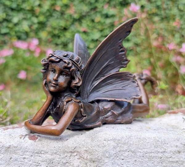 Bronze Garden Fairy Ornament