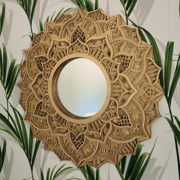 Mandala Wall Art Mirror Image