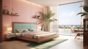 pink bedroom image